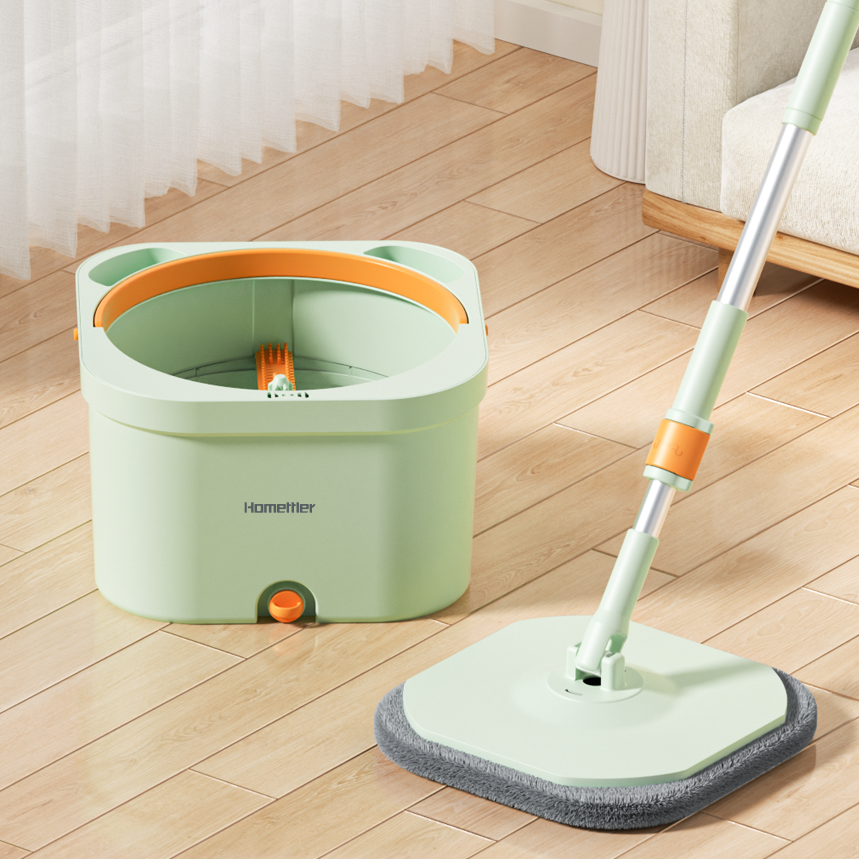 CW004 CoolMop Smile Flat Spin Mop and Bucket System Set with CW004 CoolMop Smile Flat Spin Mop and Bucket System Set with