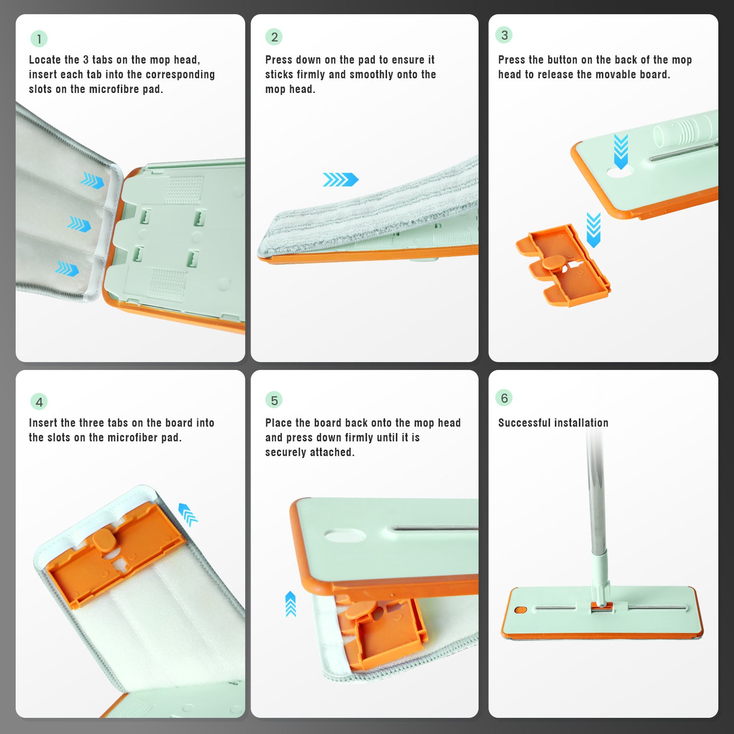 Mop Refills for SM002-36 Flat Mop