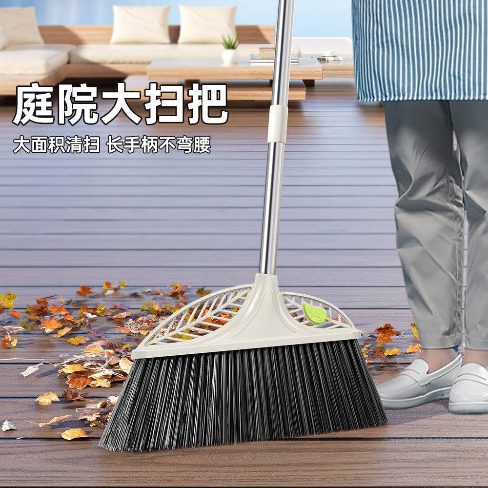 TSD200 Heavy-Duty Broom Outdoor Commercial for Courtyard Garage Lobby Mall Market Floor Home Kitchen Room Office Pet Hair Rubbish 54Inch