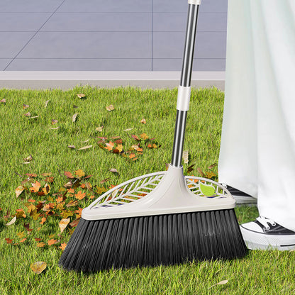 Heavy-Duty Broom Outdoor Commercial Perfect For Courtyard Garage Lobby Mall Market Floor Home Kitchen Room Office Pet Hair Rubbish 54Inch | Philippines