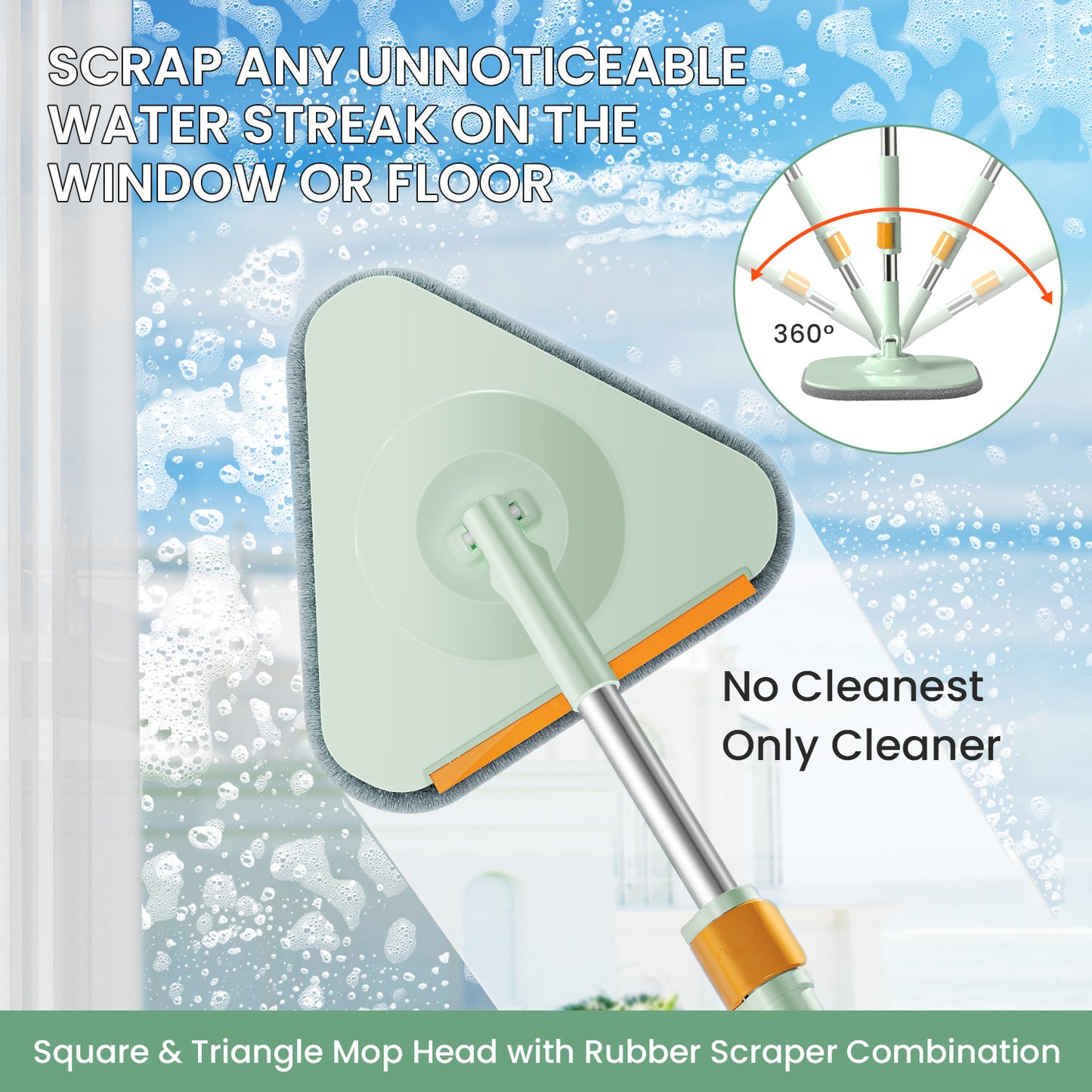 CW005 CoolMop Clean Flat Spin Mop and Bucket System Set